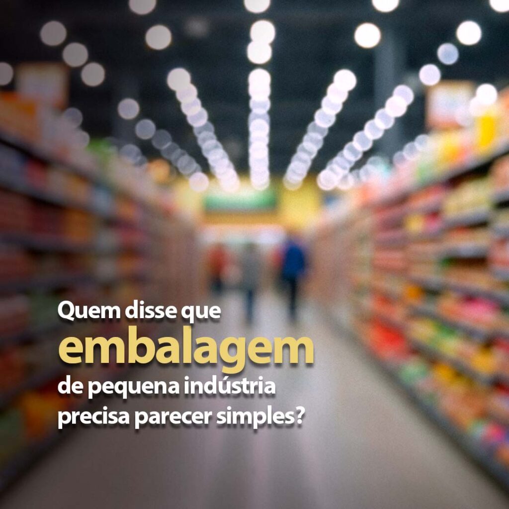 Embalagem pequena indústria